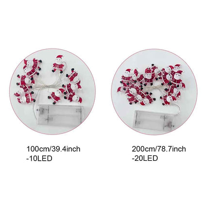 Festive LED Snowman String Lights – Christmas & New Year Home Decor (2025/2026)